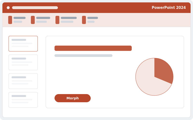 Microsoft PowerPoint 2024 als separat zu lizenzierende Anwendung