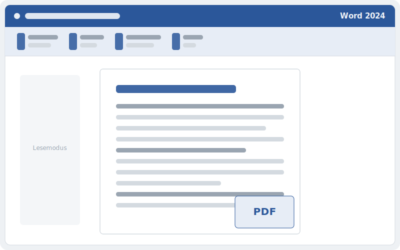 Microsoft Word 2024 als separat zu lizenzierende Anwendung in einer RDS-Umgebung