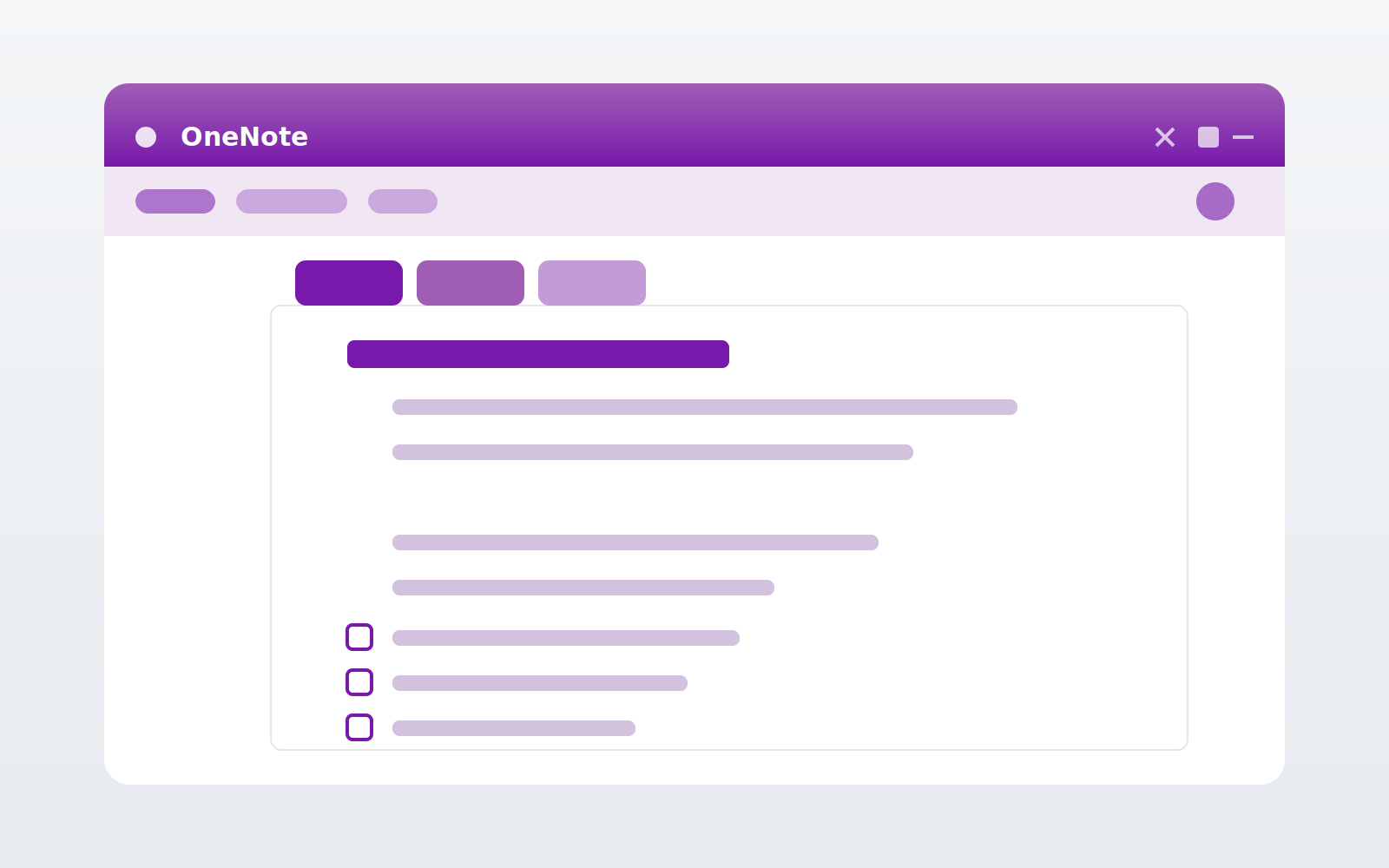 Microsoft OneNote 2021 – digitales Notizbuch mit Abschnitten und Checklisten